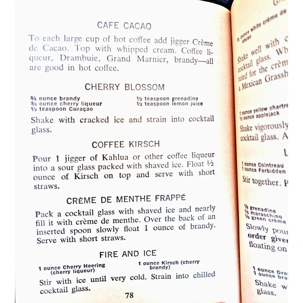 Heublein's Manhattan & Extra Dry Martini Cocktails (1969)‎ - Vintage Paperback